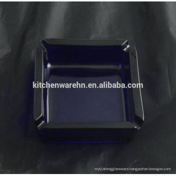 Haonai Factory direct Hot Promotional colored square glass ashtrays